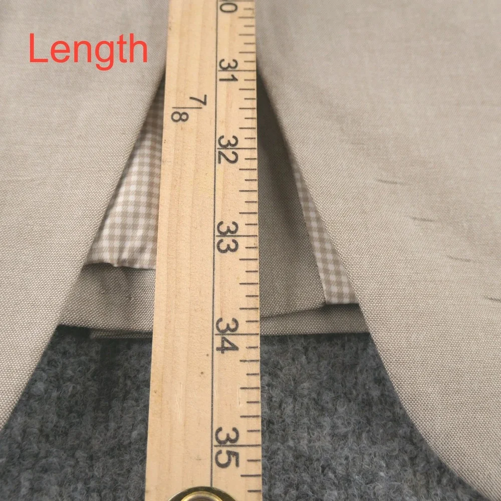 Saddlebred Blazer Men 56L Long Tan 100% Cotton Two Button Career Business Casual